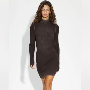 NWT. Cotton Citizen Ribbed Sweater Dress